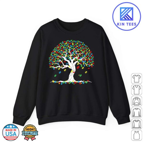 Tree Of Life Autism Awareness Month ASD Supporter Sweatshirt