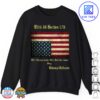 American Flag Distress Upside Down Thomas Jefferson Patriot Sweatshirt