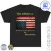Distressed American Flag Thomas Jefferson Patriot T-Shirt