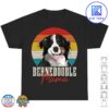 Bernedoodle Mama Dog Owner Vintage Retro Bernedoodle Mom T Shirt